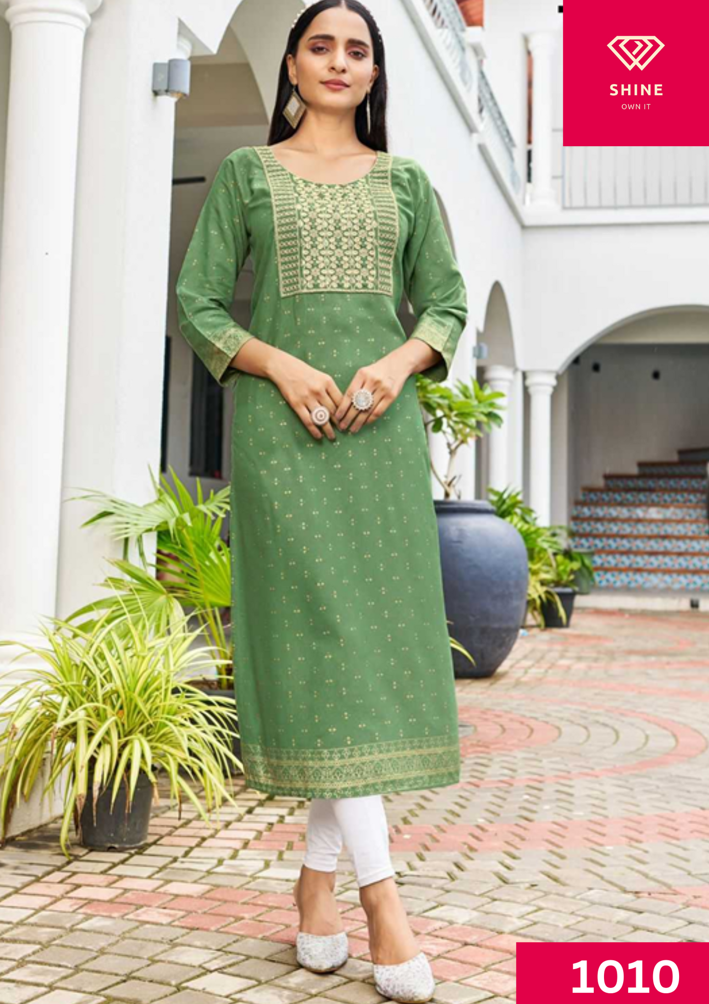 Big Sized Rayon Kurti - 10 Beautiful Colors (M-5XL)