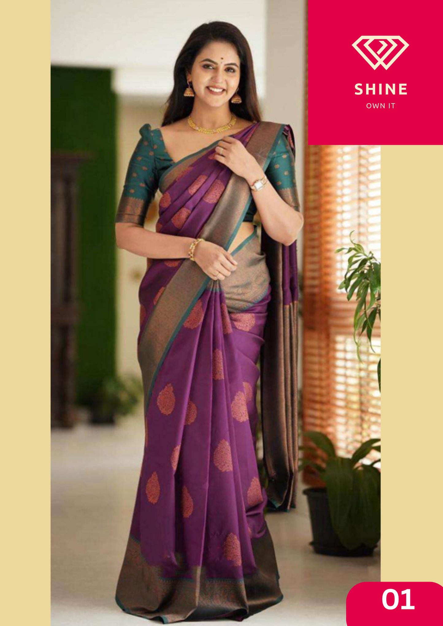 BEAUTIFUL SOFT LICHI SILK SAREES WITH DIGITAL DESIGN