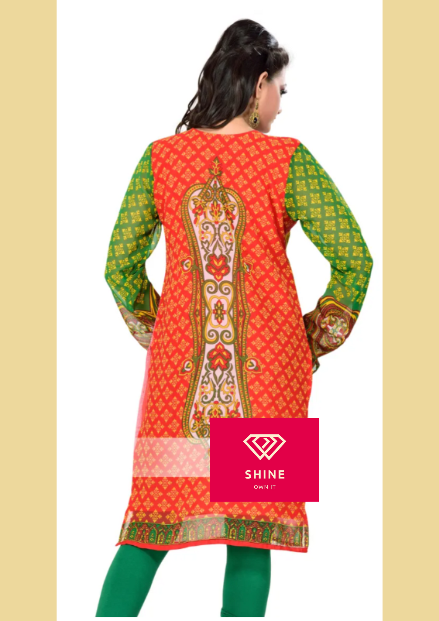 Designer Printed Kurti Tunic For A Divine Look