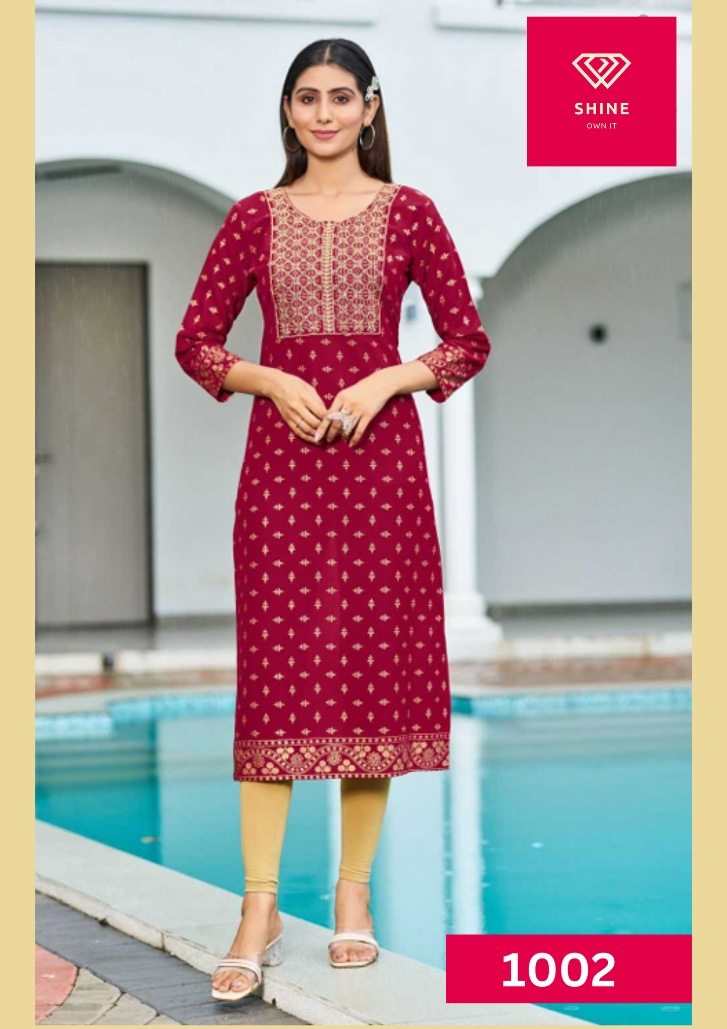 Big Sized Rayon Kurti - 10 Beautiful Colors (M-5XL)