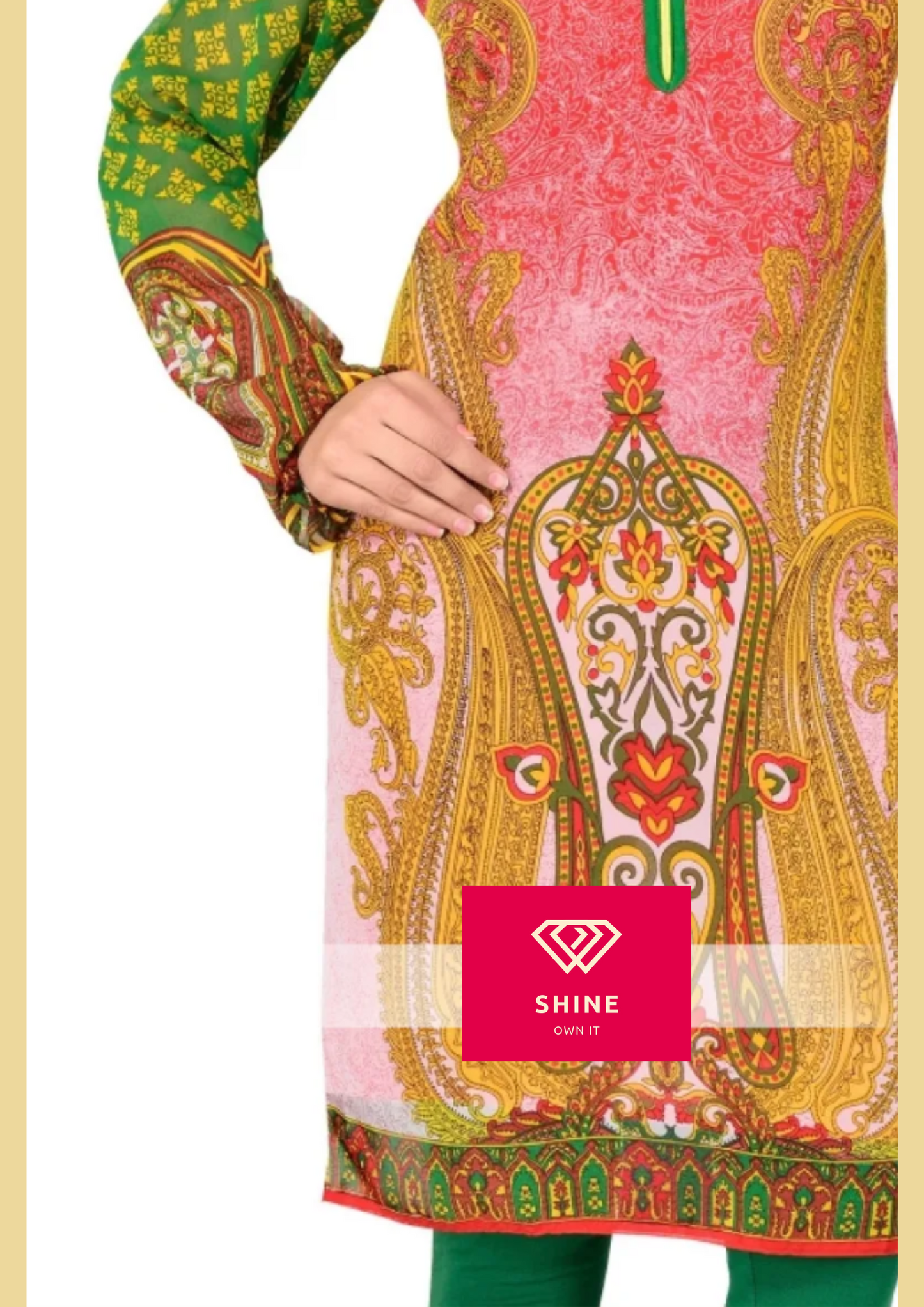 Designer Printed Kurti Tunic For A Divine Look