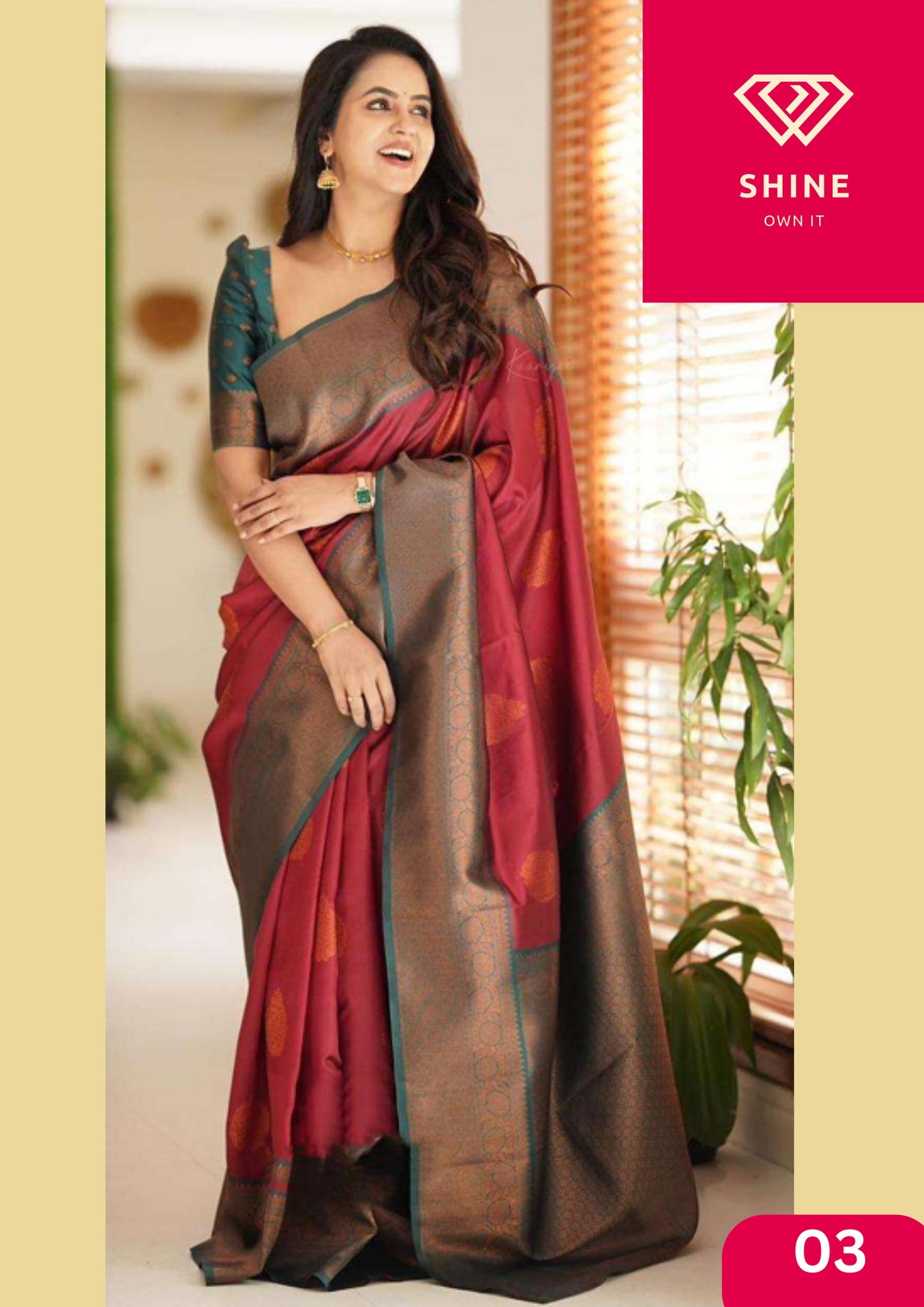 BEAUTIFUL SOFT LICHI SILK SAREES WITH DIGITAL DESIGN