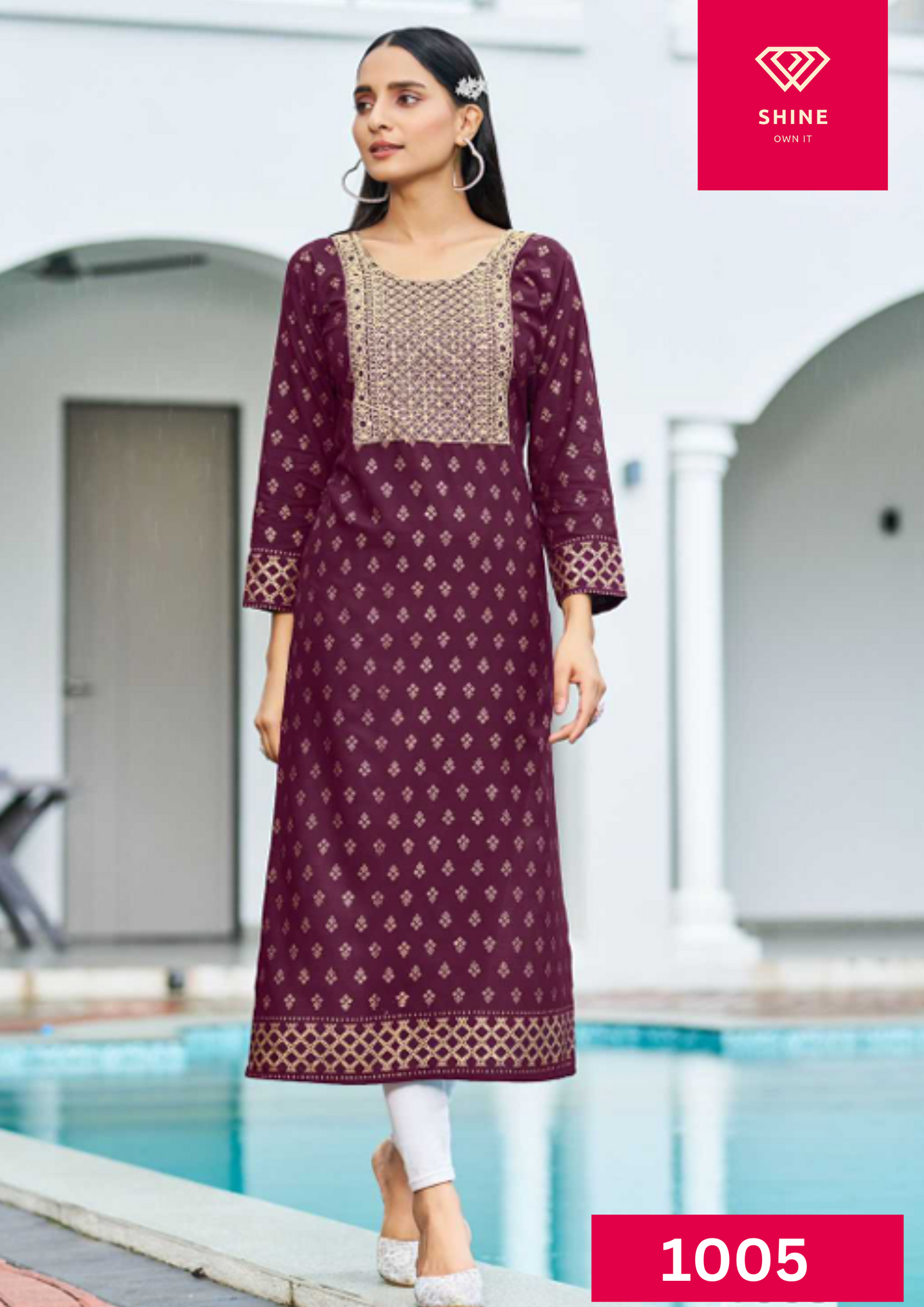 Big Sized Rayon Kurti - 10 Beautiful Colors (M-5XL)