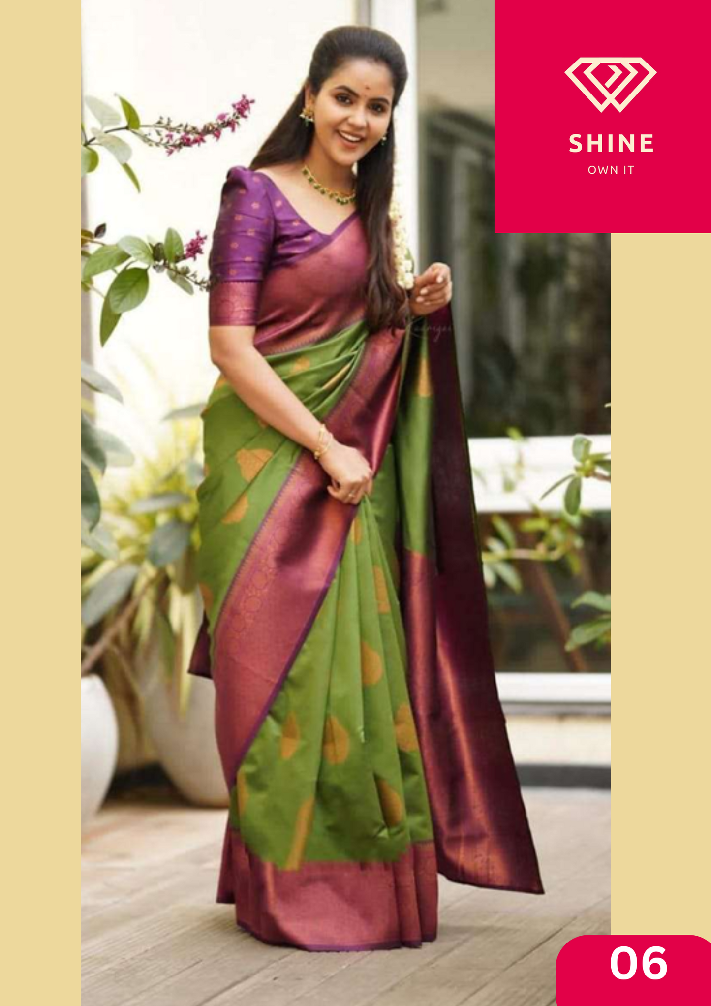 BEAUTIFUL SOFT LICHI SILK SAREES WITH DIGITAL DESIGN