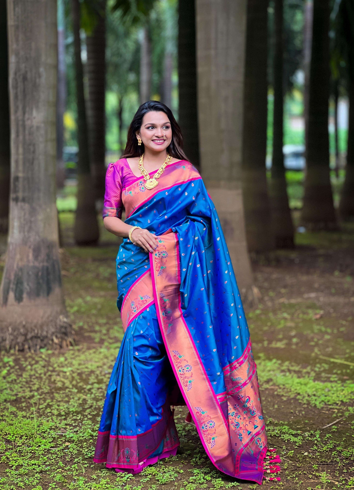 ROYAL LOOK PAITHANI DESIGNER SILK SAREE