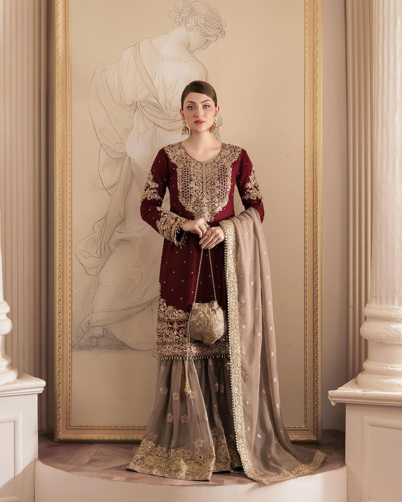 Designer Sharara Suit