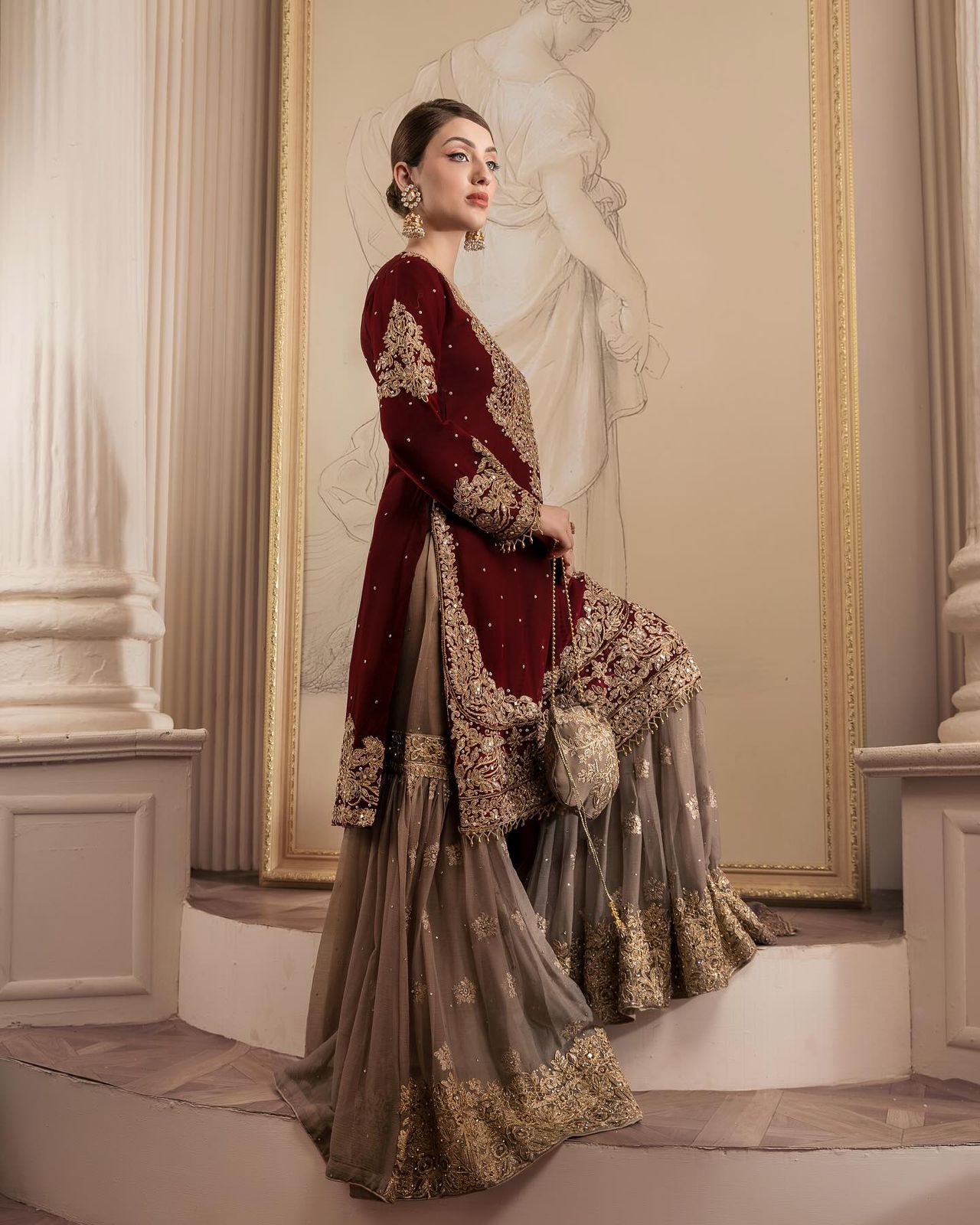 Designer Sharara Suit