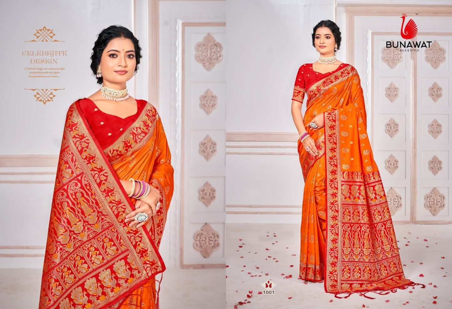 Bunawat Rose Valley Silk Wedding / Festival Wear Collection