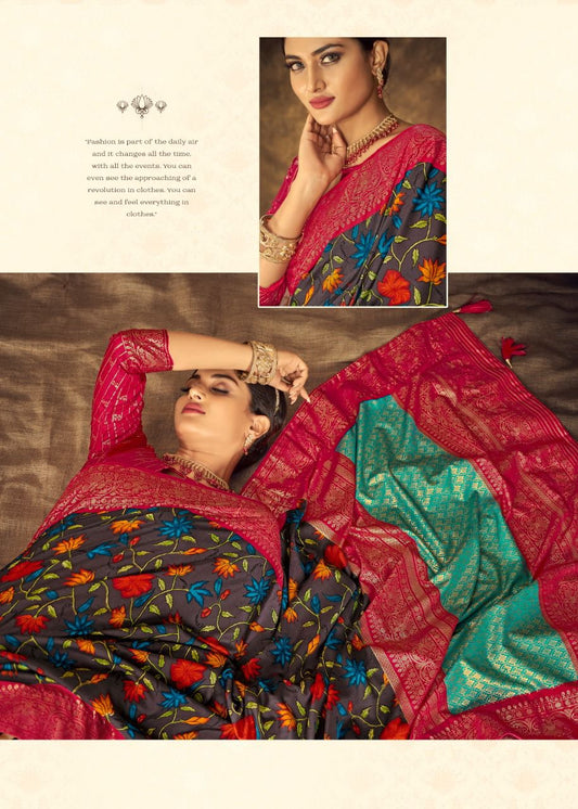 Trending Nylon Dola Silk Sarees