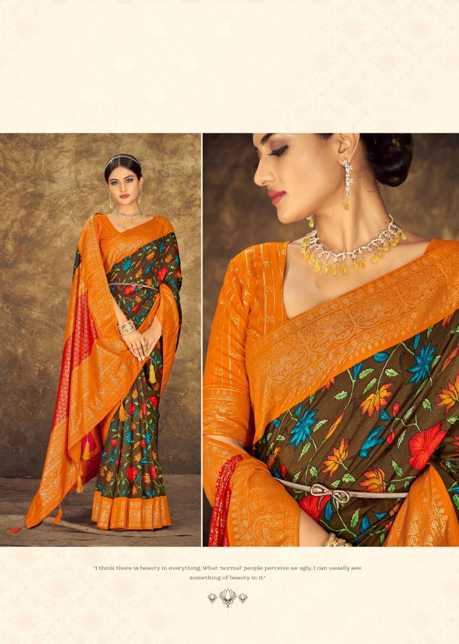 Trending Nylon Dola Silk Sarees