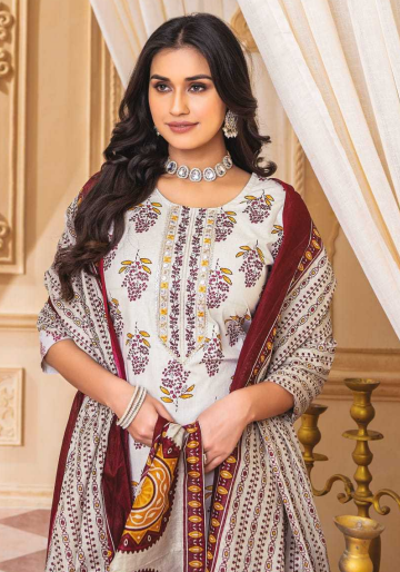 Pure Cotton Printed Kurti with neck embroidery work